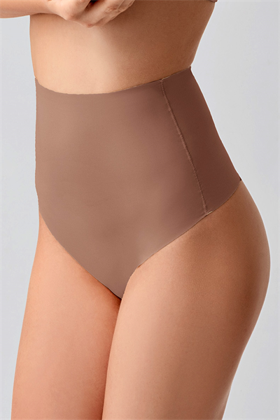 Lazer Kesim Yüksek Bel String | Cappuccino 9206