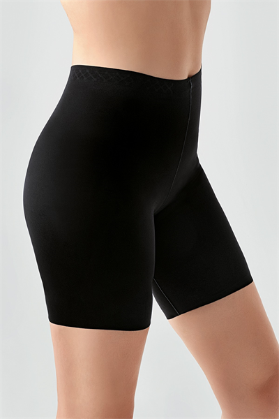 Kadın Lazer Kesim Şort Korse | Siyah 9209