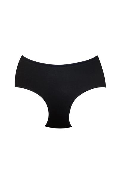 3lü Paket Pamuklu Modal Bato Külot | Siyah 0335