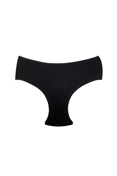 3lü Pamuklu Bato Ribana| Siyah 0305