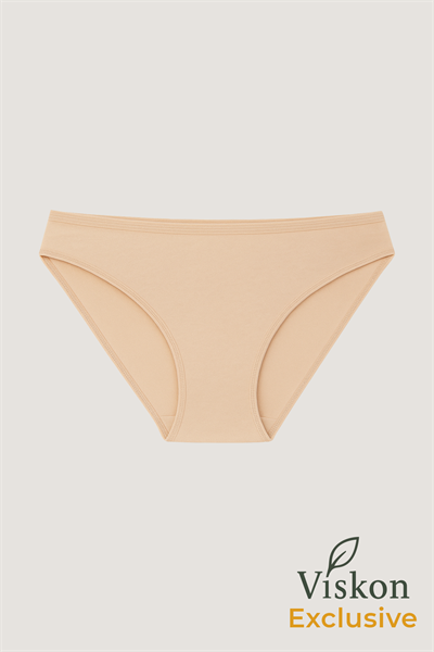4lü Paket Kadın Viskon Esnek Yumuşak Slip Külot | K23926