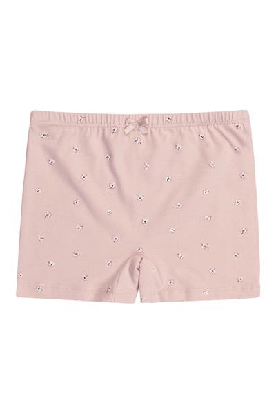 5li Paket Kız Çocuk Karışık Desenli Pamuklu Yumuşak Şort Boxer | 41602