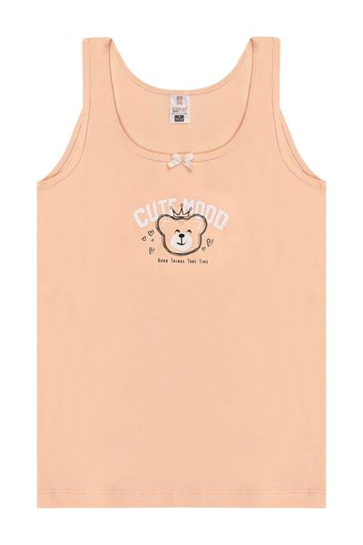 5li Paket Kız Çocuk Karışık Renkli Desenli Pamuklu Yumuşak Kalın Askılı Atlet | 41600