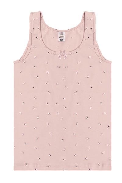 5li Paket Kız Çocuk Karışık Renkli Desenli Pamuklu Yumuşak Kalın Askılı Atlet | 41600