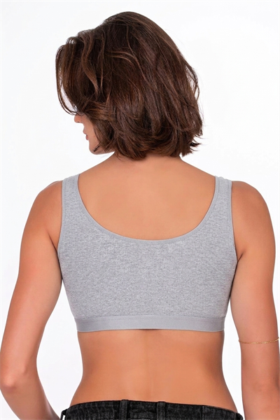 Kadın Kaşkorse Sporcu Sütyen | Gri 5017