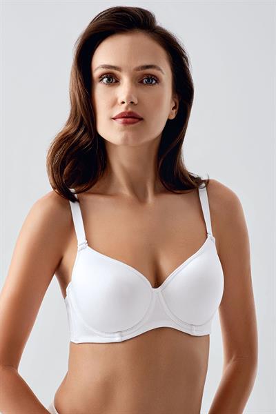 Kadın B Kap Desteksiz Sütyen | Beyaz 7900