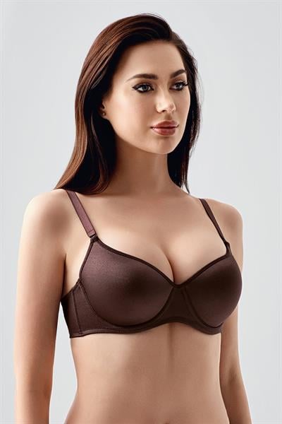 Kadın C Kap Desteksiz Sütyen | Kahve 7900