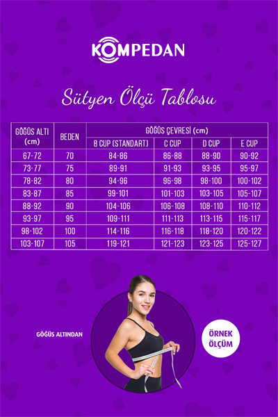 Kadın B Kap Desteksiz Basic Saten Görünümlü Sütyen | Ten 7025