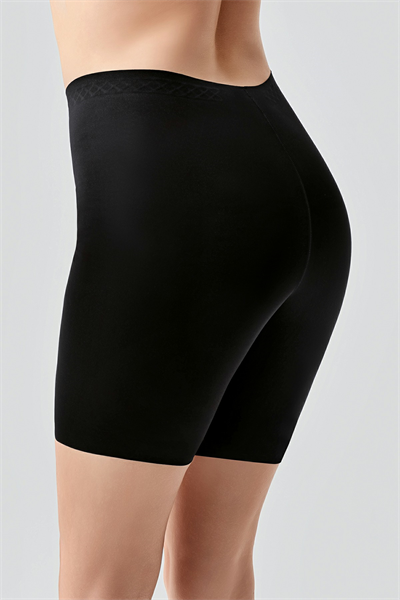 Kadın Lazer Kesim Şort Korse | Siyah 9209