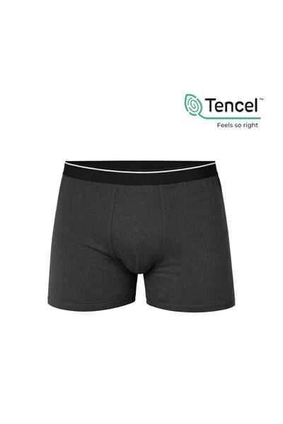 5li Paket Erkek Pamuklu Modal Boxer | Antrasit K11256