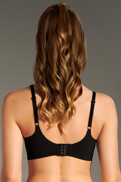 Desteksiz Ayarlanabilir Askılı Pedli Lazer Sütyen | Siyah 6110