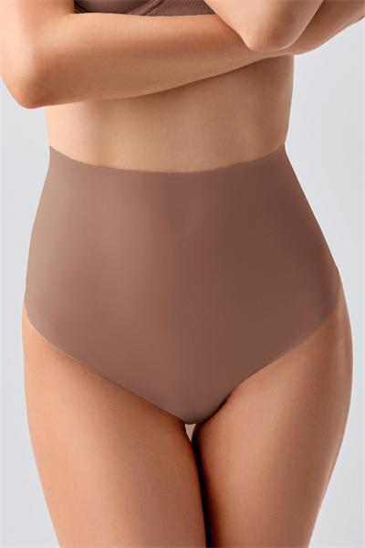 Lazer Kesim Yüksek Bel String | Cappuccino 9206