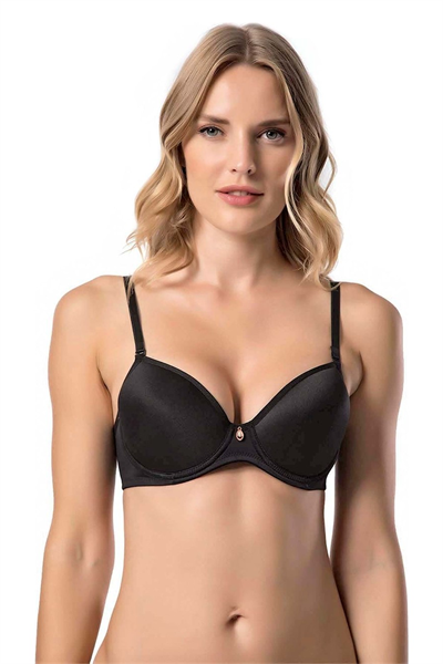 Balenli Felalty Soft Cup Mikro Desteksiz Sütyen | Siyah 9700