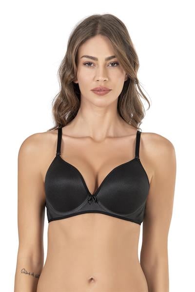 Basic B Cup Çıkartılabilir Askı Destekli Sütyen | Siyah