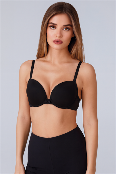 Basic Çift Destekli  Sütyen | Siyah 340110