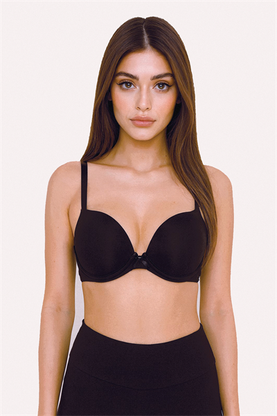 Basic Desteksiz Kulaksız Sütyen | Siyah 340100
