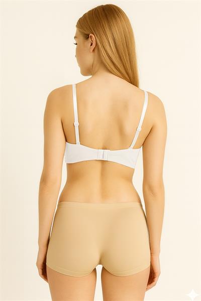 Basic Straples Destekli  Sütyen | Ekru 340130