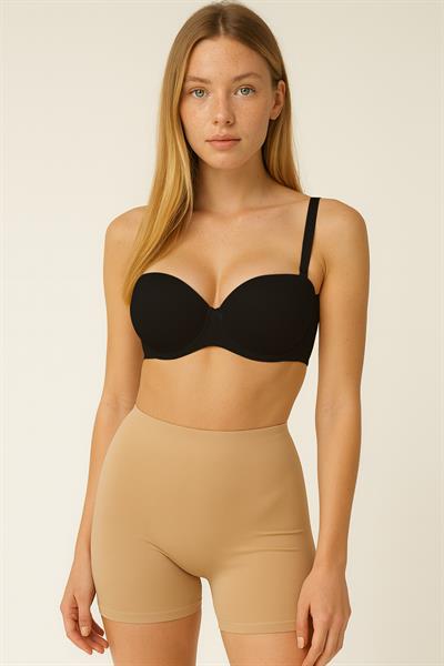 Basic Straples Destekli  Sütyen | Siyah 340130