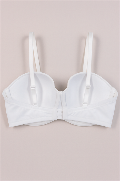 Basic Straples Desteksiz Sütyen | Ekru 340125