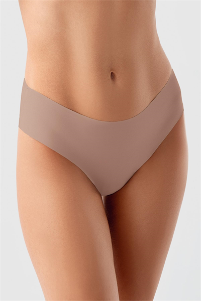 Kadın Lazer Kesim Mikro Modal Seamless Külot | Cappuccino 9203