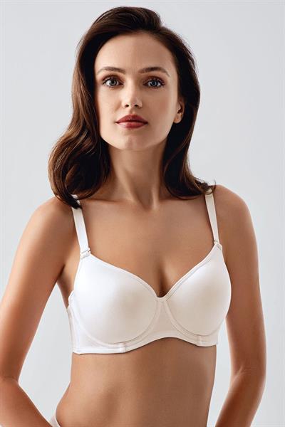 Kadın C Kap Desteksiz Sütyen | Ekru 7900