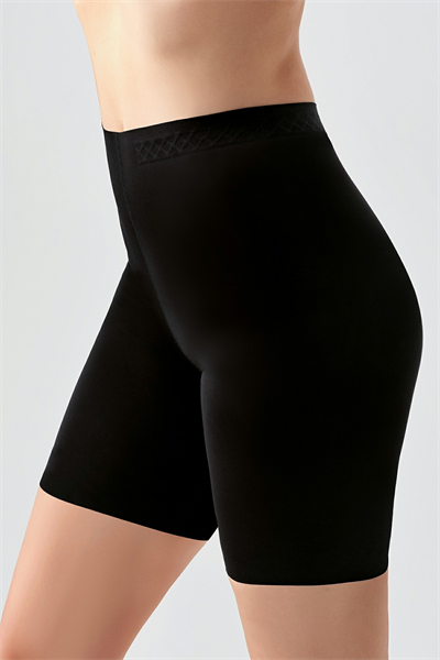 Kadın Lazer Kesim Şort Korse | Siyah 9209