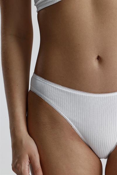 Destekli Ribana Dokulu Sütyen Takım  | Ekru 965