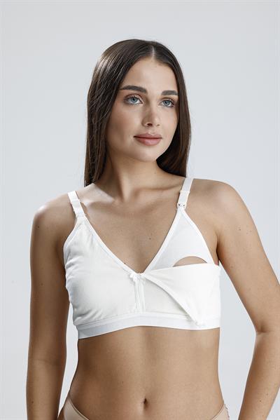 Desteksiz Emzirme Sütyeni | Ekru