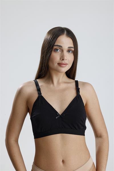 Desteksiz Emzirme Sütyeni | Siyah