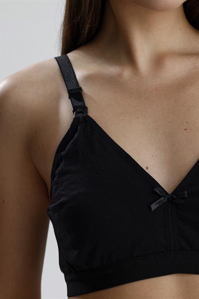 Desteksiz Emzirme Sütyeni | Siyah