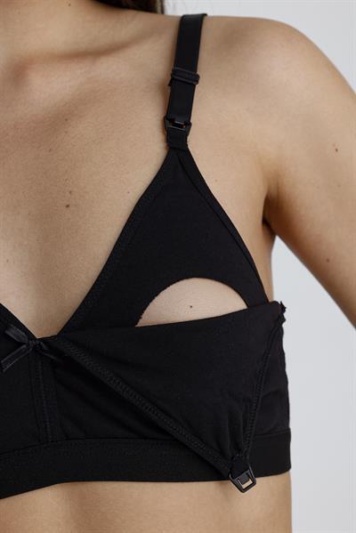 Desteksiz Emzirme Sütyeni | Siyah