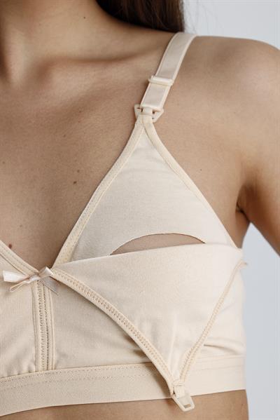 Desteksiz Emzirme Sütyeni | Ten