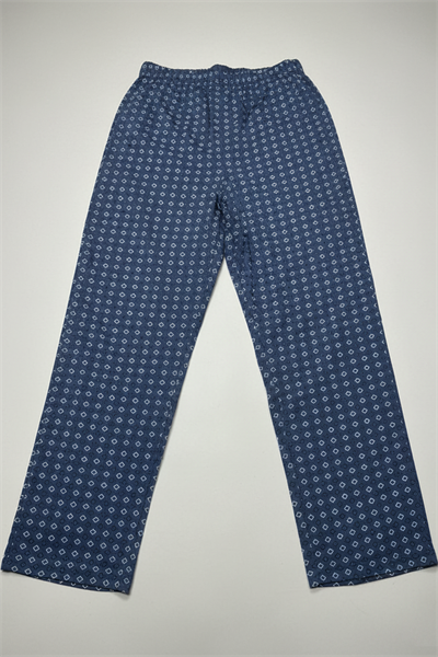 Erkek %100 Pamuk Cepli Ekose Pijama Altı | Desen 4 040