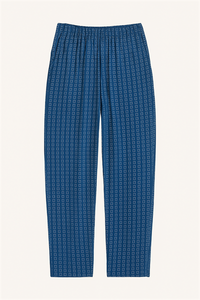 Erkek %100 Pamuk Cepli Ekose Pijama Altı | Desen 2 040