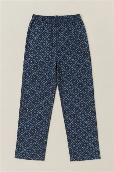 Erkek %100 Pamuk Cepli Ekose Pijama Altı | Desen 16  040