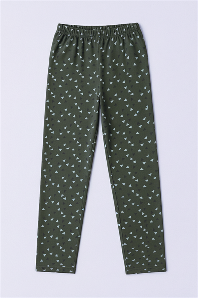 Erkek %100 Pamuk Cepli Ekose Pijama Altı | Desen 13 040