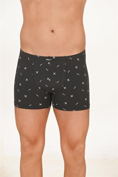 Erkek 5li Paket Pamuklu Likralı Modal Desenli Boxer | 11113