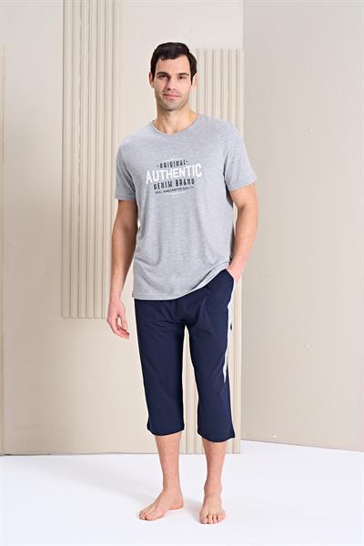 Erkek Bisiklet Yaka Kapri Takım | 1762