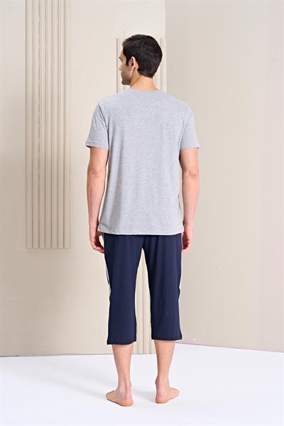 Erkek Bisiklet Yaka Kapri Takım | 1762