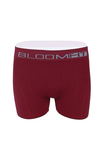 Erkek Dikişsiz Spor Boxer | Bordo 1023