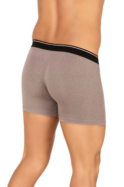 Erkek Modal Pamuklu Boxer Şort | Gri K11256