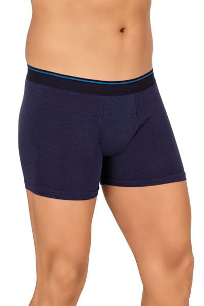 Erkek Modal Pamuklu Boxer Şort | Lacivert K11256