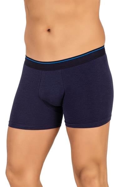 Erkek Modal Pamuklu Boxer Şort | Lacivert K11256