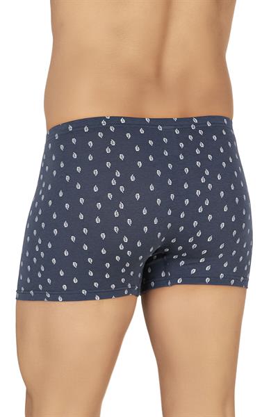 Erkek Pamuklu Likralı Modal Desenli Boxer | 11113