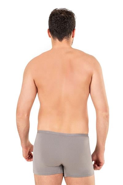 Erkek Pamuklu Modal Boxer | Gri K11897