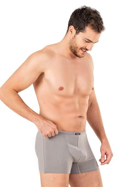 Erkek Pamuklu Modal Boxer | Gri K11897