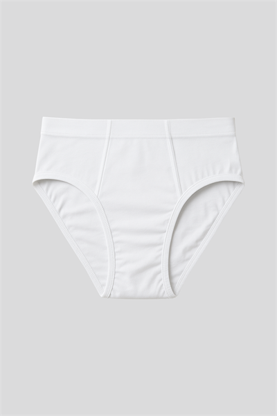 Erkek Pamuklu Süprem Slip Külot 3lü Paket – Rahat & Dayanıklı | Beyaz K0037