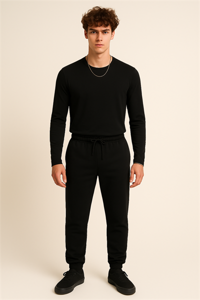 Erkek Termal Üst | Siyah  0126  