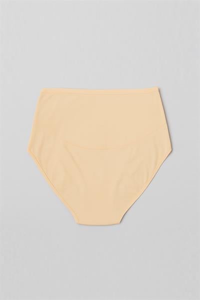 Kadın 2li Yüksek Bel Hamile Külot Seti – Siyah & Ten Rengi | Yumuşak Pamuklu