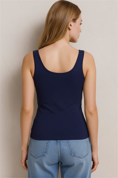 Kadın Basic Ekstra Yumusak Atlet Tişört | 27119